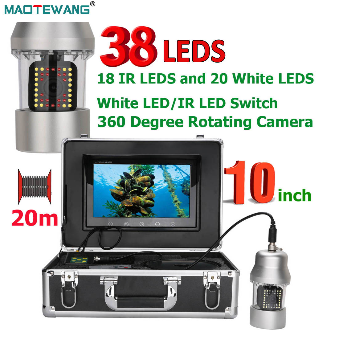 Maotewang Onderwater Vissen Vi - Fishing Depth Finder recensie en prijs